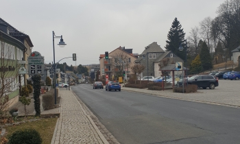 Bau der Ortsdurchfahrt Oberweißbach